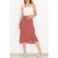 The skirt with a slit in the front is Red and white - 2250 555.