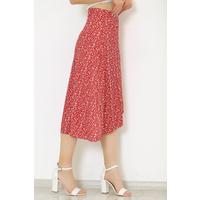 The skirt with a slit in the front is Red and white - 2250 555.