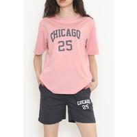 Oversize Şortlu Takım Füme - 12630.5238.