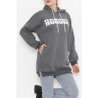 Толстовка Oversize с разрезами дымчатого цвета — 12515.5238.