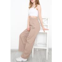 Paça Kesik Gabardin Pantolon Vizon - 611.1247.