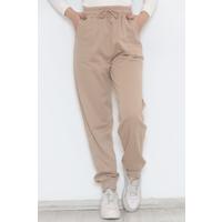 Ribbed Sweatpants Milk Coffee - 471177.053.