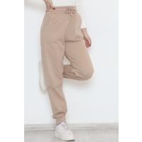 Ribbed Sweatpants Milk Coffee - 471177.053.
