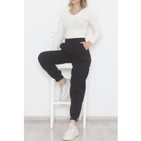 Ribbed Sweatpants Black - 471177.053.