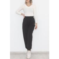 Ribbed Sweatpants Black - 471177.053.