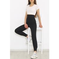 Trousers with Leg Seams are Black - 9088.1247.