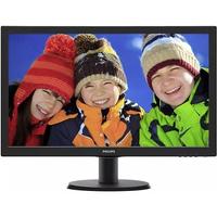 PHILIPS 23.6 243V5QHABA-00 MVA 8Ms M.M VGA-DVI-HDMI Led Monitör Siyah