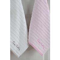 Pierre Cardin 4-piece Face Towel Wave Pink-Cream