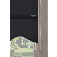 Pierre Cardin секционды бисерлі роликті жалюзи Қара 220x260