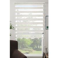 Pierre Cardin Dilimli Boncuklu Bambu Zebra Perde Krem 240x200