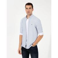 Pierre Cardin Navy Slim Fit Long Sleeve Shirt 1433545.VR033