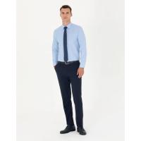 Pierre Cardin Blue Slim Fit Long Sleeve Basic Shirt 1721547.VR036