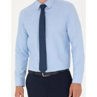 Pierre Cardin Blue Slim Fit Long Sleeve Basic Shirt 1721547.VR036