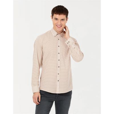 Pierre Cardin Orange Slim Fit Long Sleeve Shirt 1460933.VR051