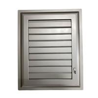 Plastik Menfez 35X45 Gümüş Banyo WC Havalandırma