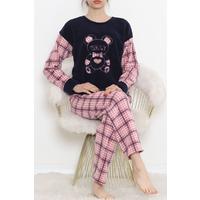 Polar Peluş Pijama Takımı Lacipembe1 - 17025.1049.