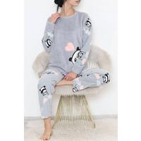 Polar Peluş Takım Gribeyaz - 185.1287.