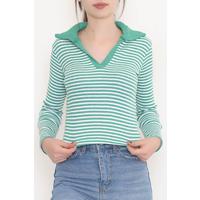 Поло мойын жолақты дене Benetton - 12174.1567.