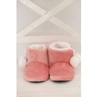 Ponponlu Çocuk Ev Botu Pembe - 12102.264.