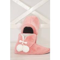Ponponlu Çocuk Ev Botu Pembe - 12102.264.