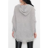 Pompom Poncho Gray - 9958.1612.