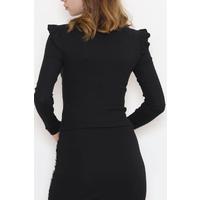 Prenses Kol Kaşkorse Body Siyah - 10336.1567.