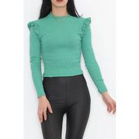 Prenses Kol Kaşkorse Body Yeşil - 10336.1567.