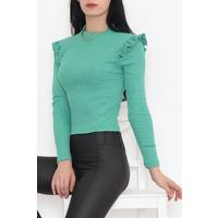 Prenses Kol Kaşkorse Body Yeşil - 10336.1567.