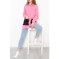 Sequined Gabardine Jacket Pink - 1019.1367.