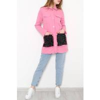Sequined Gabardine Jacket Pink - 1019.1367.