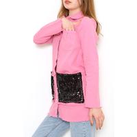 Sequined Gabardine Jacket Pink - 1019.1367.