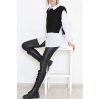 Tasseled Sweater Black - 355.1577.
