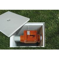 PVC Pissu Atıksu Çekvalfi 125 mm Kilitli