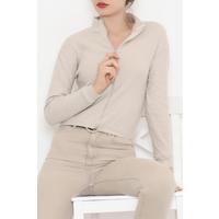 Reported Zipped Blouse Stone - 11914.1567.