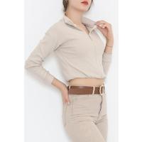 Reported Zipped Blouse Stone - 11914.1567.