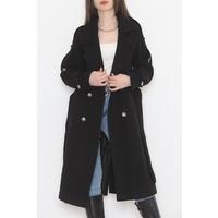 Raglan Sleeve Coat Black - 3122.1322.