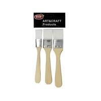 Rich 3'lü Ekonomik Beyaz Uç Zemin Fırça Seti