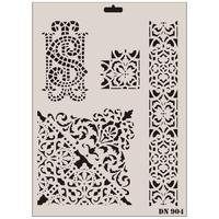Rich Lace Series DN-904 трафарет 35x25 см