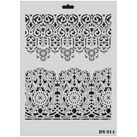 Rich Lace Series DN-914 трафарет 35x25 см