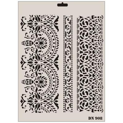 Rich Dantel Seri DN-908 Stencil 35x25 cm