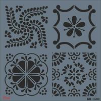 Rich KR 1503 Fayans Stencil 30X30 cm