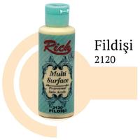 Rich Multi Surface 2120 Fildişi Akrilik Boya 120 cc