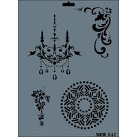 Rich New Series N-147 трафарет 35x25 см
