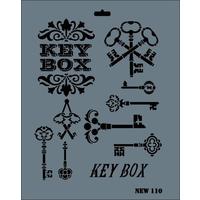 Rich New Seri N-110 Stencil 35x25 cm