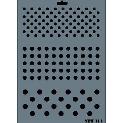 Rich New Seri N-111 Stencil 35x25 cm