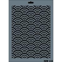 Rich New Seri N-113 Stencil 35x25 cm