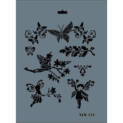 Rich New Seri N-121 Stencil 35x25 cm
