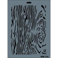 Rich New Seri N-124 Stencil 35x25 cm