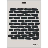 Rich New Seri N-155 Stencil 35x25 cm