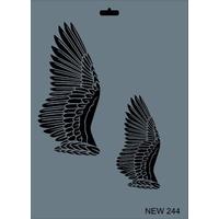 Rich New Seri N-244 Stencil 35x25 cm